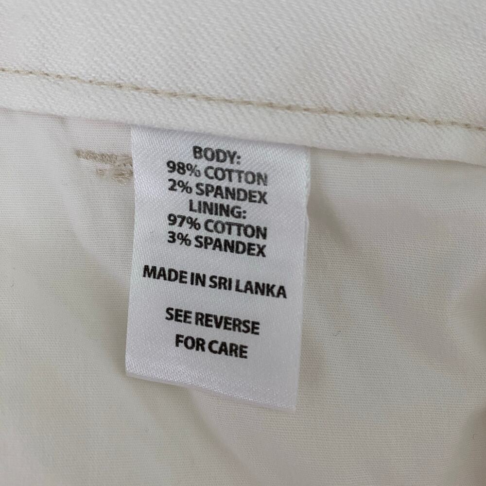 Spartina 449 Juliette Crop Flare Jeans Size 8 Buttercream 26.5” Inseam - Picture 13 of 16